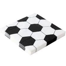 GUARDANAPO PAPEL FUTEBOL BRASIL 25CM X25CM C/20