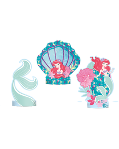 Decoração de mesa Ariel Sereismo c/6und