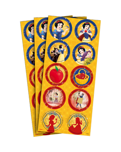 ADESIVO REDONDO BRANCA DE NEVE CLÁSSICCA C/30UND