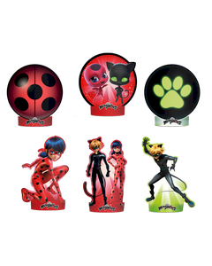 Decoração De Mesa Ladybug 06un