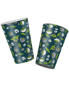 Copo Papel 180 Ml Mandalorian 12 Un