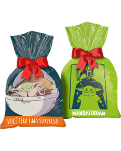 Sacola Plastica Mandalorian 12 Un.