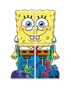 Painel Turma Do Bob Esponja Regina Festas 01 Un