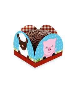 Porta Forminha De Papel Festa Fazendinha 50 Un.