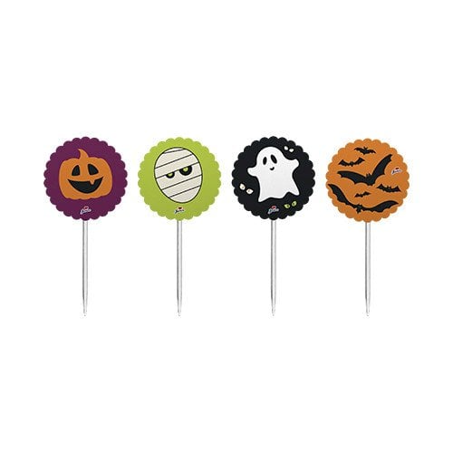 TOPPERS P/ DECOES E SALGADOS HALLOWEEN C/8 UND