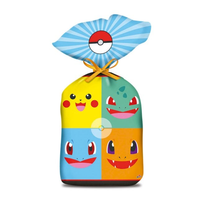 SACOLA SURPRESA PLASTICA POCKET MONSTERS(FULL PRINT) 14X27CM C/8UND