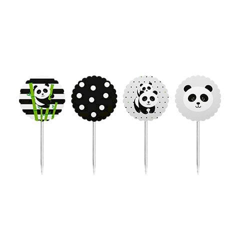 TOPPERS P/ DOCES E SALGADOS PANDA C/8UND