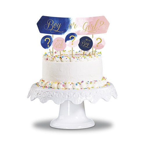 TOPO DE BOLO CHA REVELACAO (V2) C/6UND