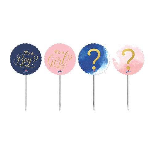 TOPPERS P/DOCES E SALGADO CHA REVELACAO (V2) C/8UND