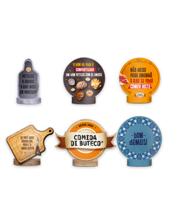 DECORACAO DE MESA BOTECO C/6UND