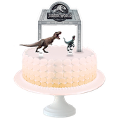 TOPPER PARA BOLO JURASSIC WORLD 2 C/3UND