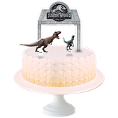 TOPPER PARA BOLO JURASSIC WORLD 2 C/3UND