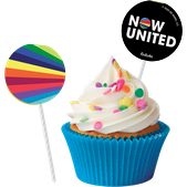 BANDEIRINHAS PARA DOCINHOS NOW UNITED C/8UND