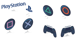 DECORACAO DE MESA PLAYSTATION C/8UND