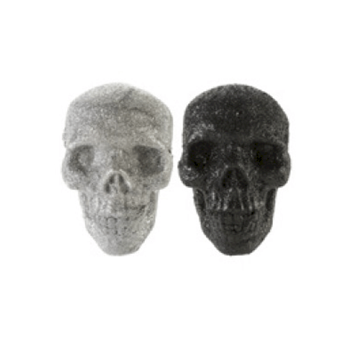 CRANIO COM GLITTER HALLOWEEN 10CM UND