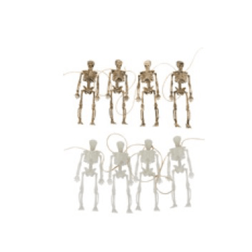 GUIRLANDA ESQUELETO HALLOWEEN 15CM C/4