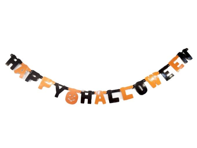 FAIXA HAPPY HALLOWEEN PAPEL UND H157