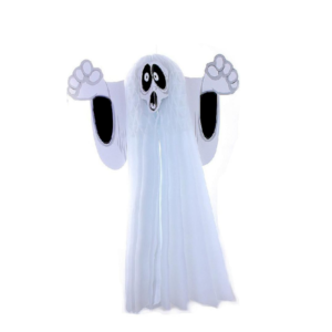 FANTASMINHA DE PAPEL EM 3D 35CM UND