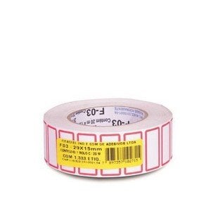ETIQUETA F03 29X15MM C/1333 ETIQUETAS