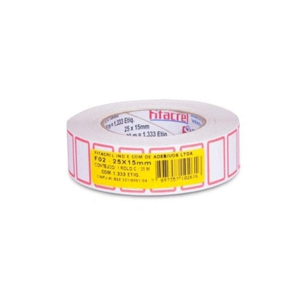 ETIQUETA  F02 25X15MM C/1333