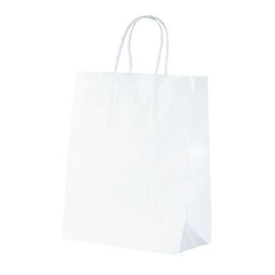 SACOLA PAPEL P TAM: 18,0X9,0X29,0 C/10UND BRANCO