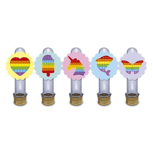 ESCALOPE POP IT C/10UN  (TUBETES NAO INCLUSO)