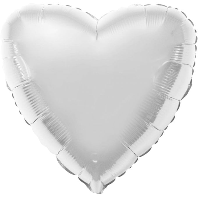 BALAO CORACAO 18¨ PRATA UND