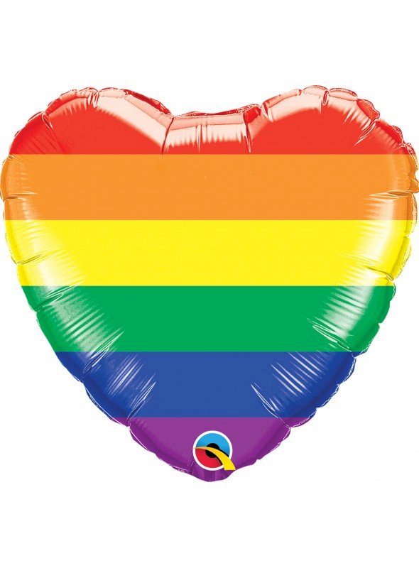 BALAO CORACAO LISTRA DO ARCO IRIS 18¨MAE