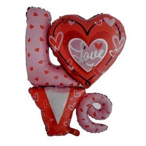 BALAO METALIZADO LOVE 81X91CM UND MAE