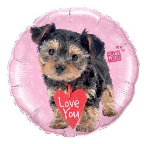 BALAO METALIZADO STUDIO PETS PUG 18¨