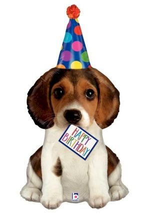 BALAO METALIZADO SUPER SHAPE PUPPY 41¨/104CM UND