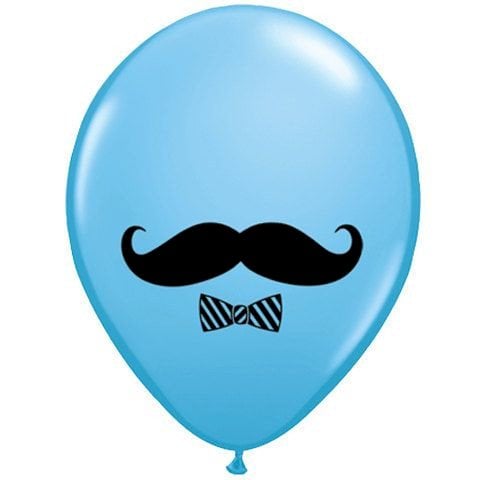 BALAO LATEX 11¨ AZUL TIE MUSTAGE UND