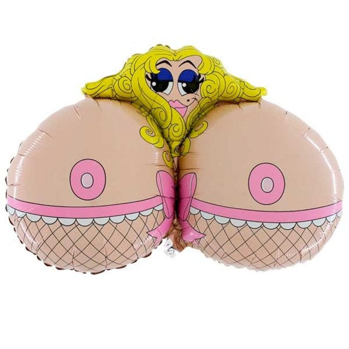 BALAO METALIZADO SUPER SHAPE MS.BOOBIES 34¨/86CM UND