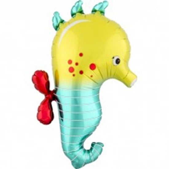 BALAO METALIZADO CAVALO MARINHO 14¨ (NAO FLUTUA)