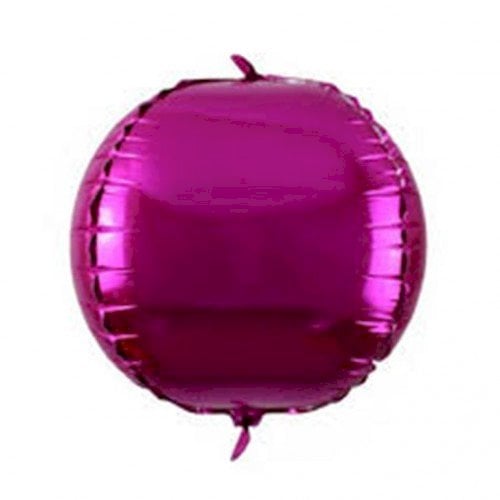 BALAO METALIZADO ESFERA 4D 10,8¨X24,5¨/ 27X62CM UND PINK