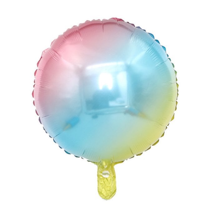 BALAO METALIZADO 18¨ REDONDO TIE DYE