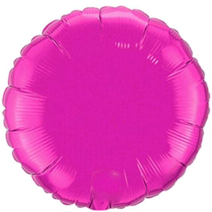 BALAO METALIZADO REDONDO 18¨ PINK
