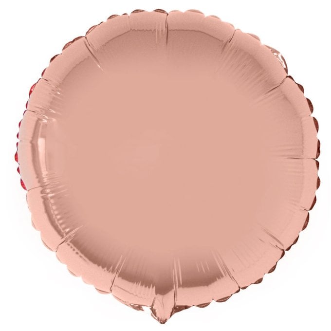 BALAO METALIZADO REDONDO 18¨ ROSE GOLD