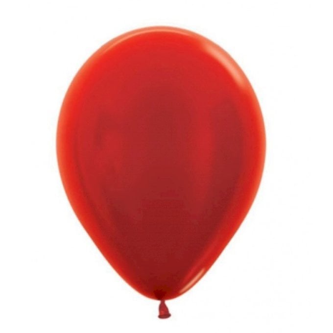 BALAO LATEX METAL VERMELHO R12 UND