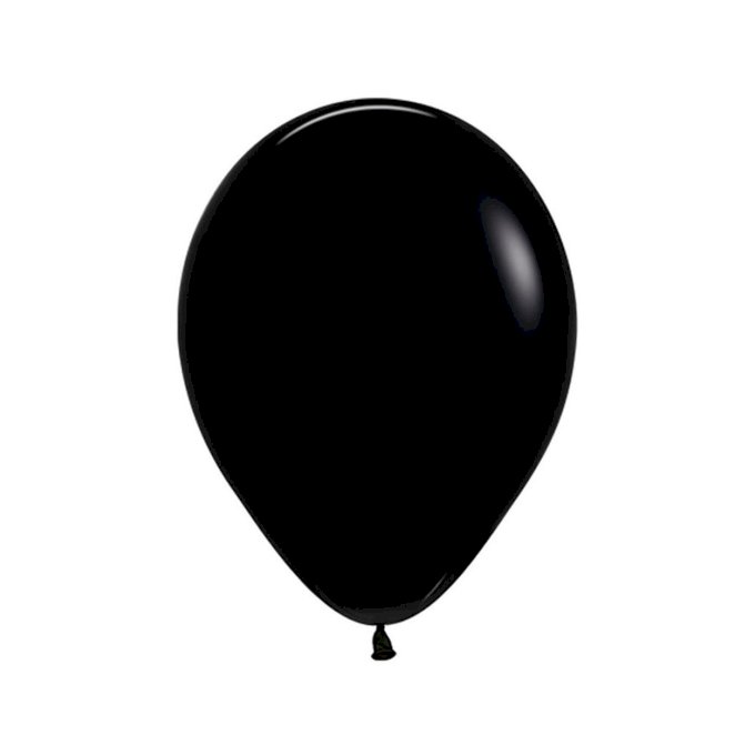 BALAO LATEX FASHION PRETO R12 UNIDADE