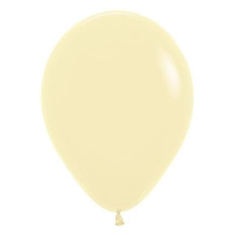 BALAO LATEX PASTEL MATE AMARELO R12 UNIDADE