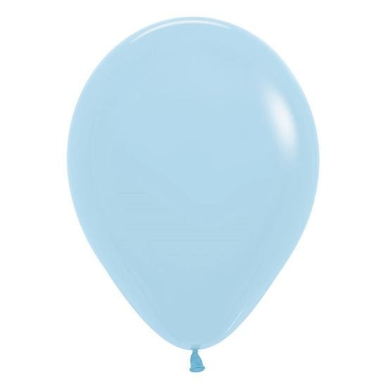 BALAO LATEX PASTEL MATE AZUL R12 UNIDADE