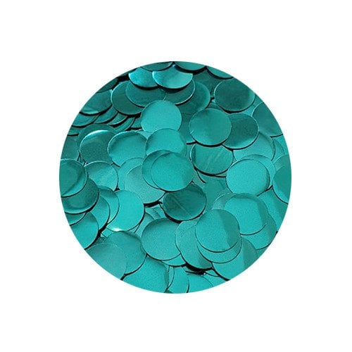 CONFETE METALIZADO PARA BALAO AZUL 1,0CM 100GRAMAS