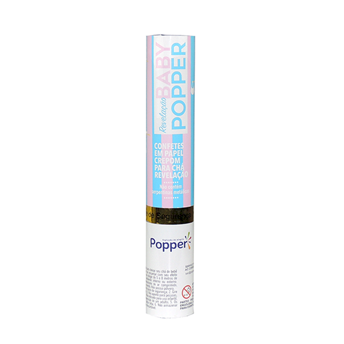 LANCA CONFETES Popper Baby 30cm – Azul