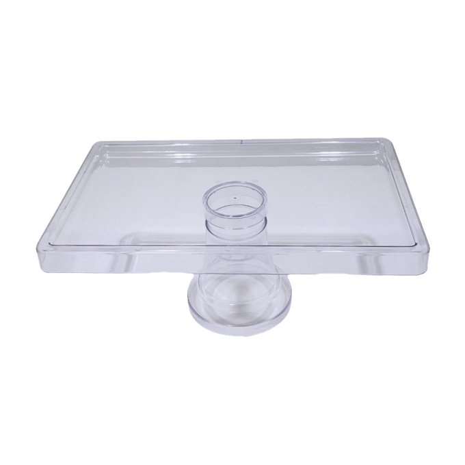 BOLEIRA RETANGULAR 30X18 CRISTAL