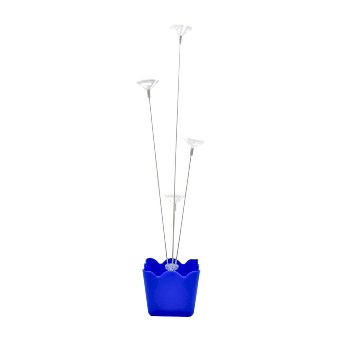 SUPORTE PARA BALOES CACHEPOT 4 HASTES AZUL ESCURO