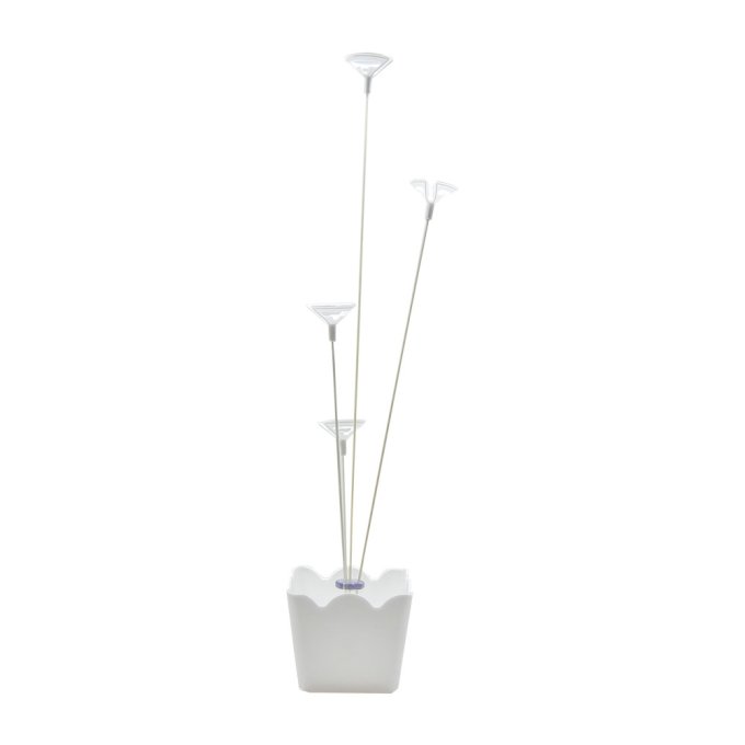 SUPORTE PARA BALOES CACHEPOT 4 HASTES BRANCO
