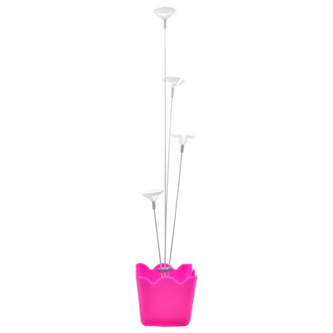 SUPORTE PARA BALOES CACHEPOT 4 HASTES PINK