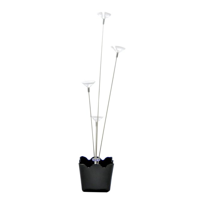 SUPORTE PARA BALOES CACHEPOT 4 HASTES PRETO