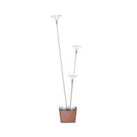 CACHEPOT COM 4 HASTES ROSE GOLD METALICO